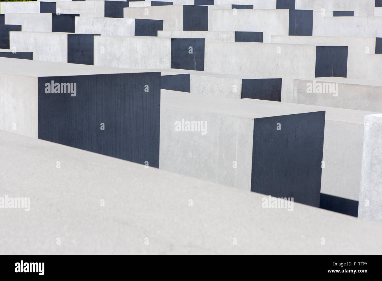 Berlino , Germania. Il monumento agli ebrei assassinati d'Europa (Denkmal für die ermordeten Juden Europas) Foto Stock