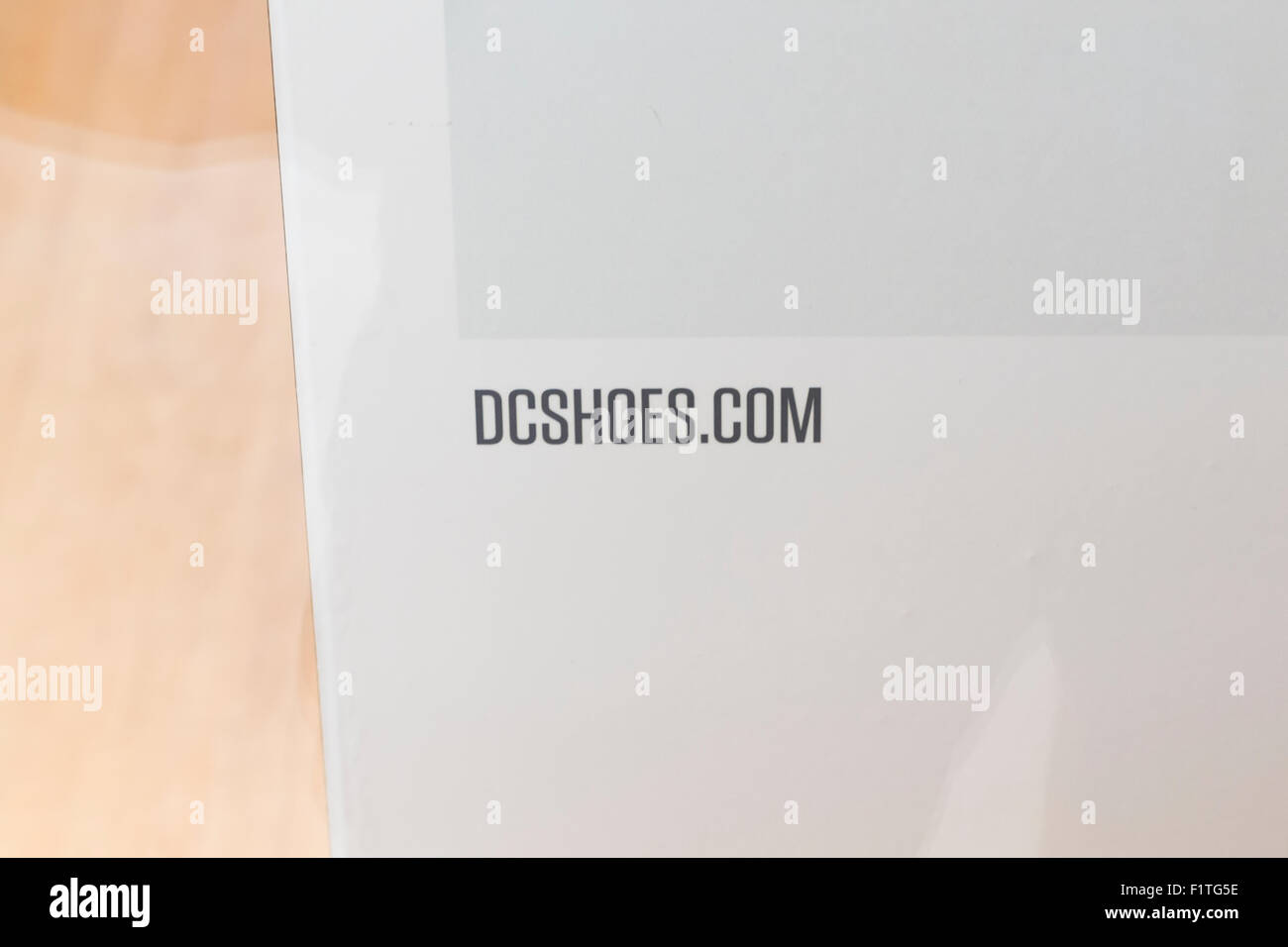 Logo di DC shoes Foto Stock