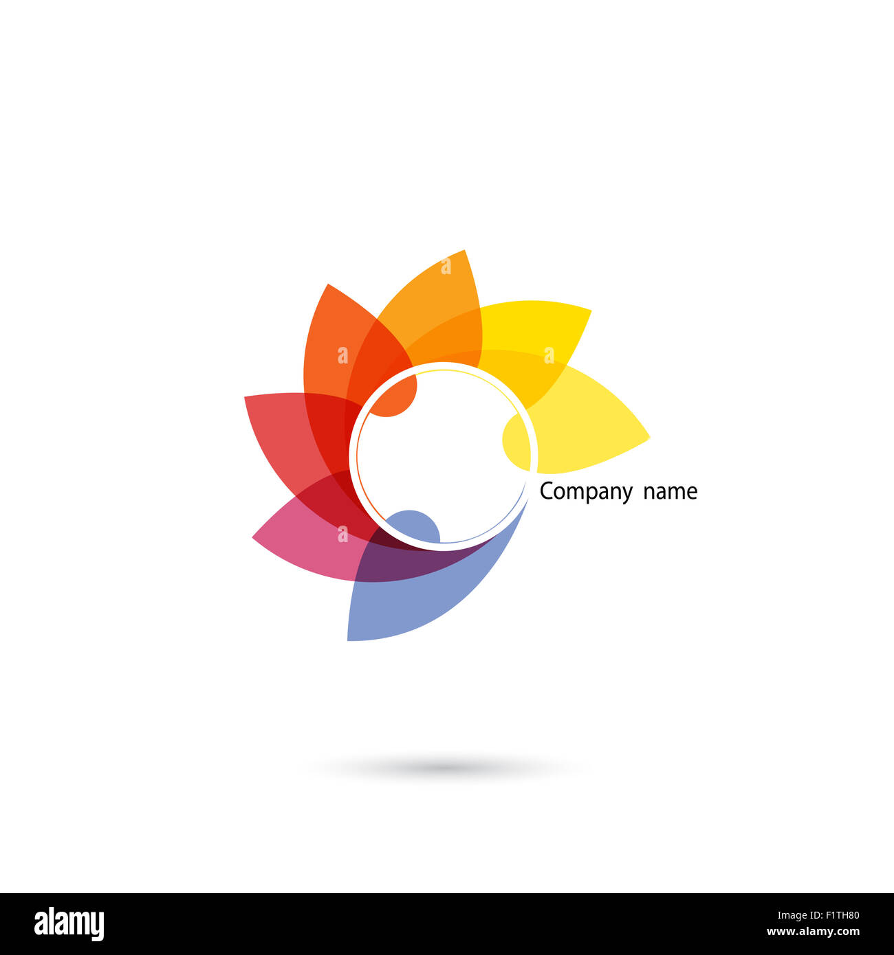 Abstract Creative logo design template.business Corporate logotipo creativo simbolo. Foto Stock