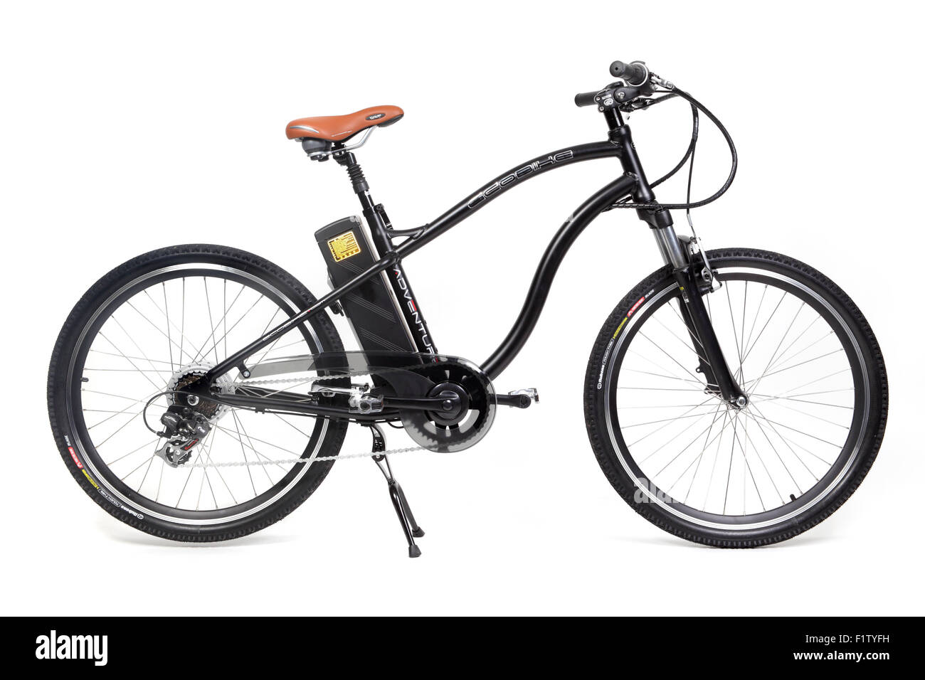 Bicicletta elettrica. Foto Stock