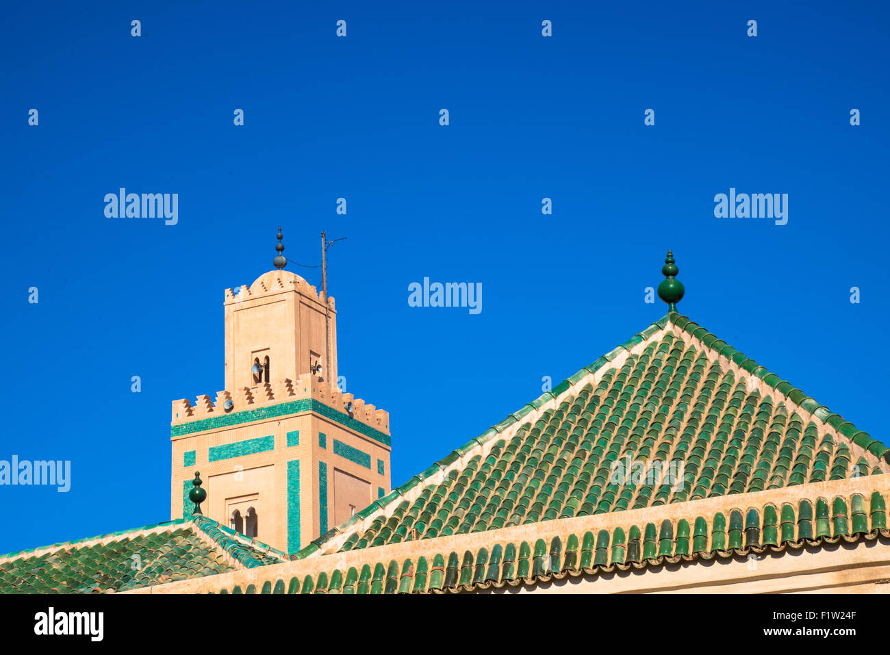 Ali ben Youssef Mosque a Marrakech Maroc Foto Stock