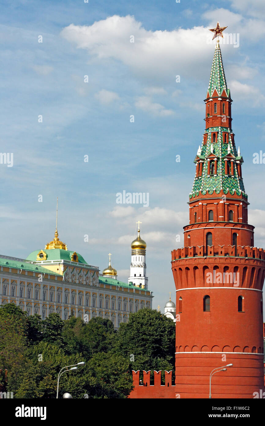 Il Cremlino è il centro di Mosca e la Federazione russa Foto Stock