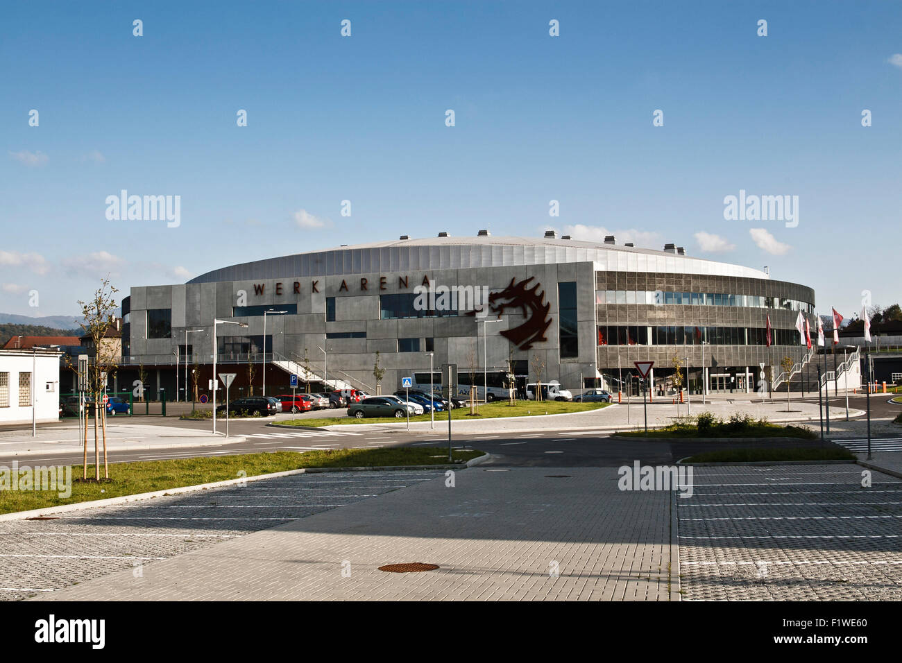 Werk Arena. Trinec, Repubblica Ceca. Foto Stock