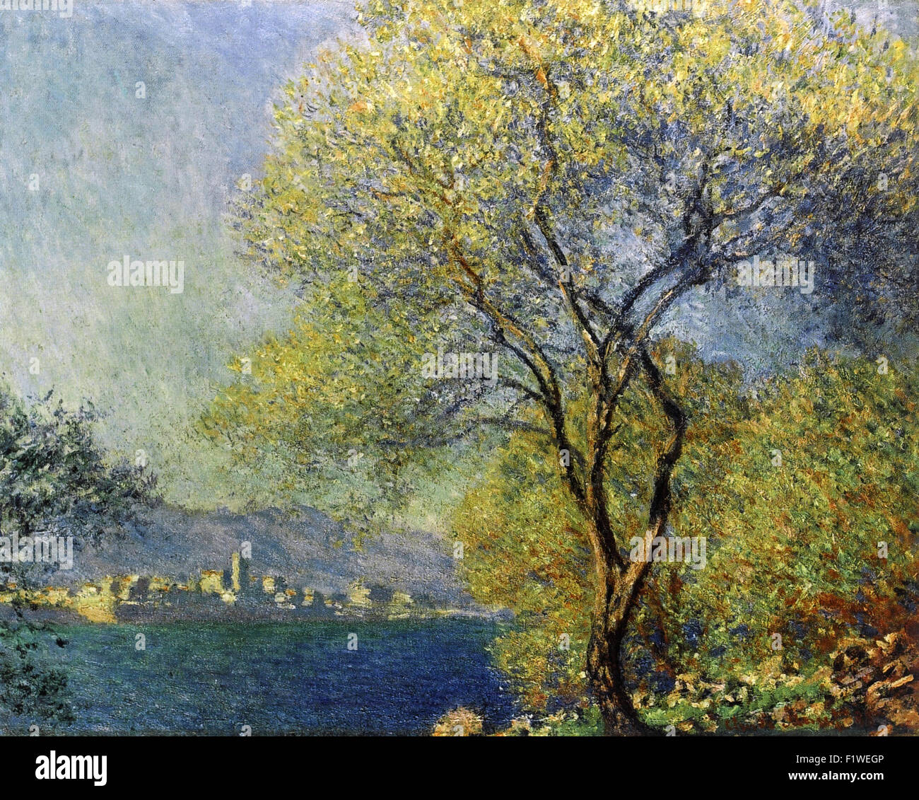 Claude Monet - Antibes visto da La Salis Foto Stock