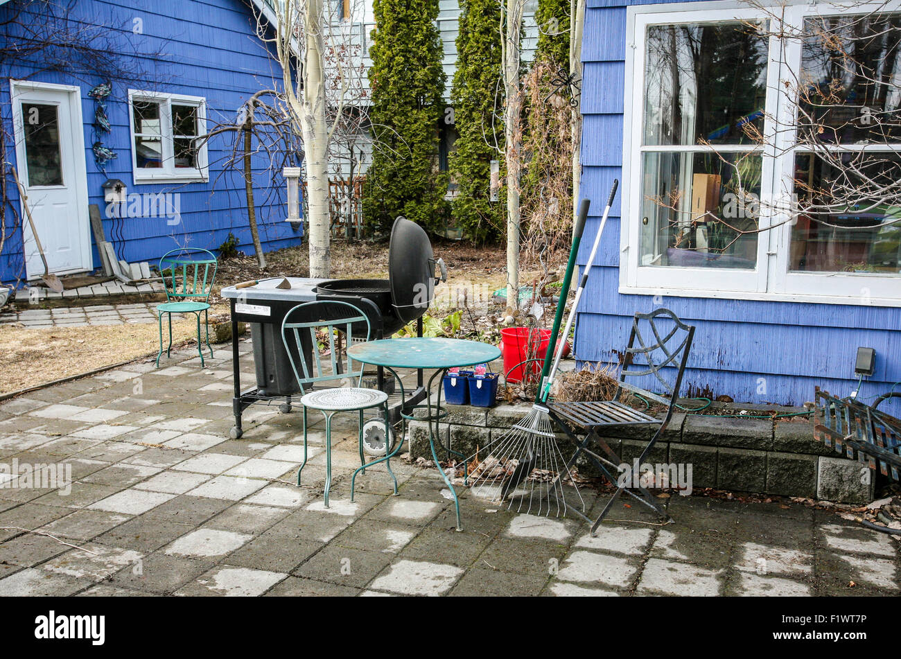 Classic American Home Foto Stock