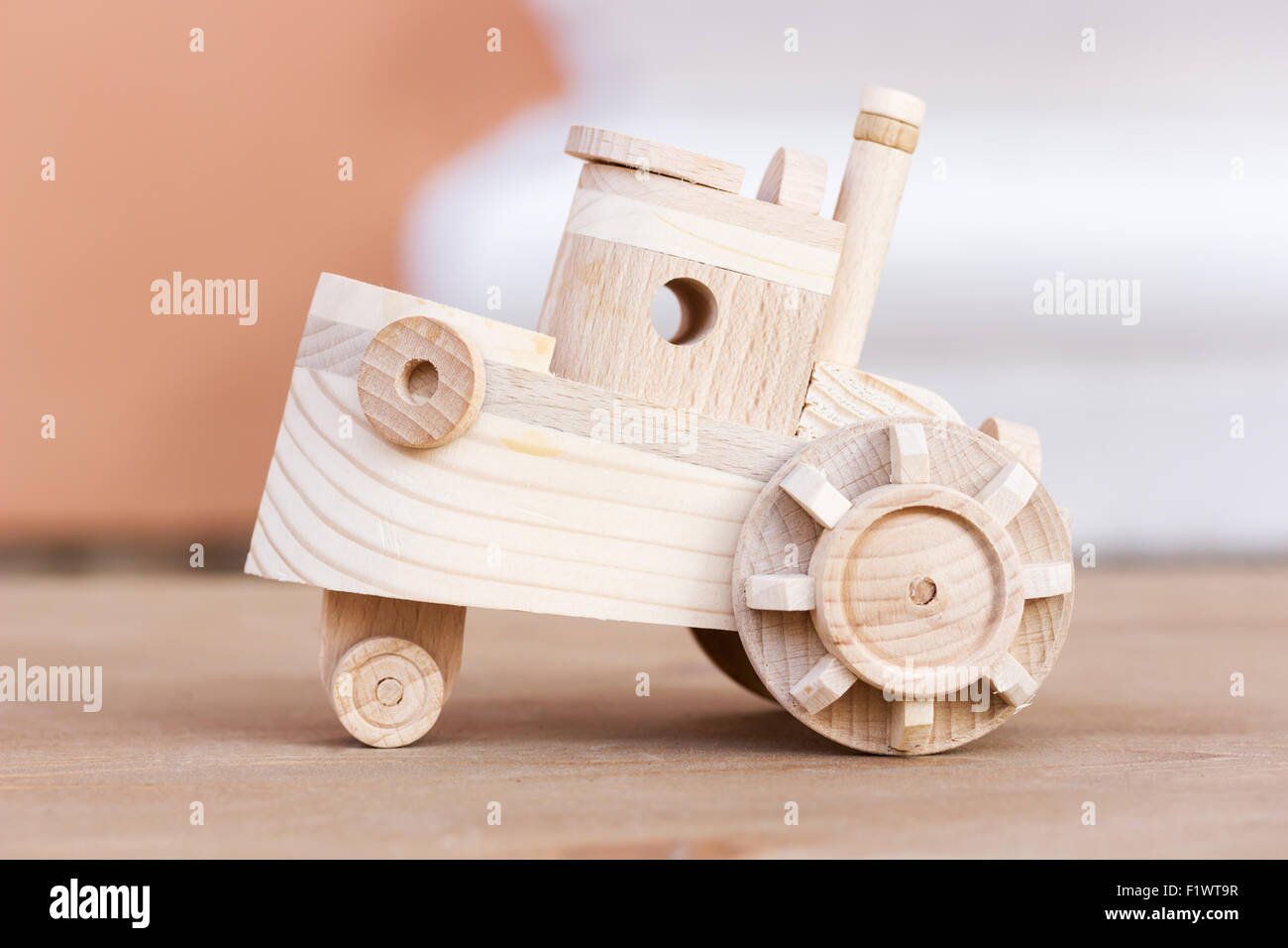 Modello in legno della barca. Foto Stock