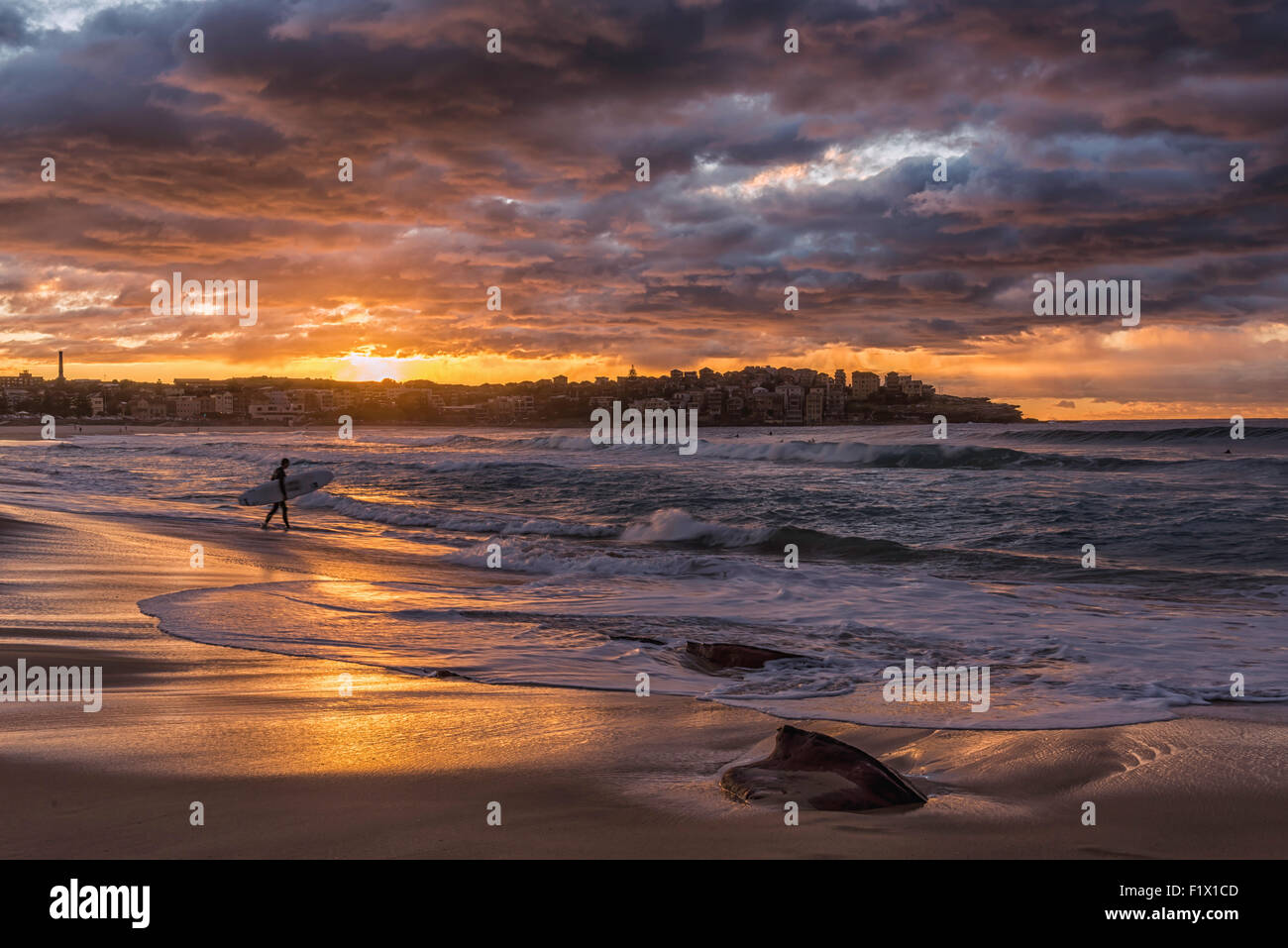 Bondi Beach SUNSET Foto Stock
