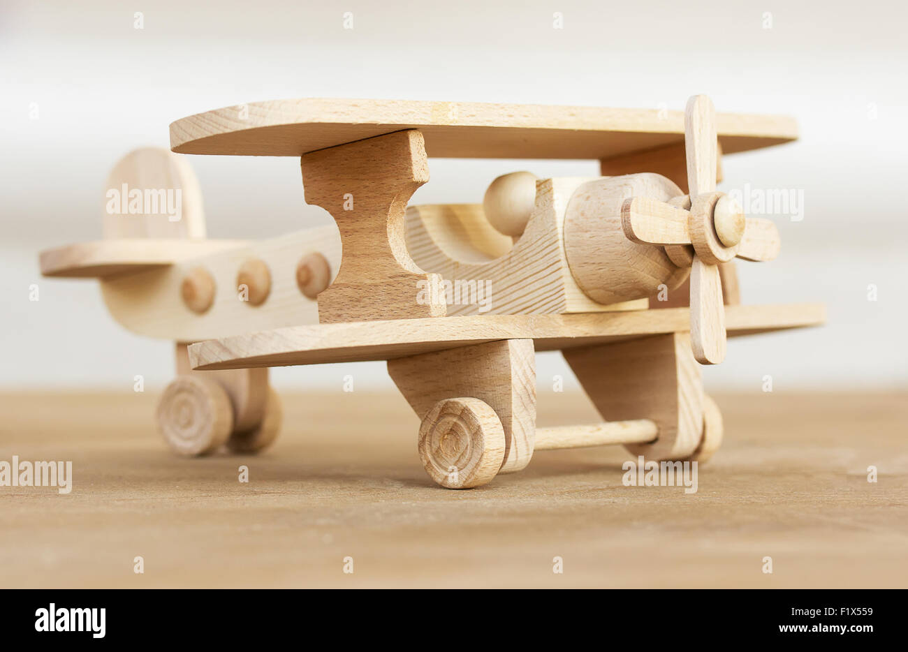Modello in legno del piano. Foto Stock