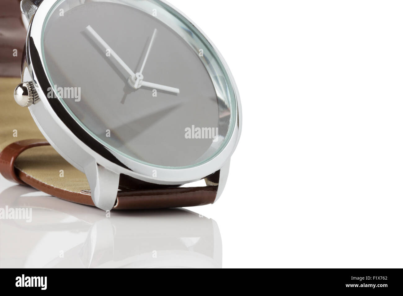 Luxury Watch marrone. Foto Stock