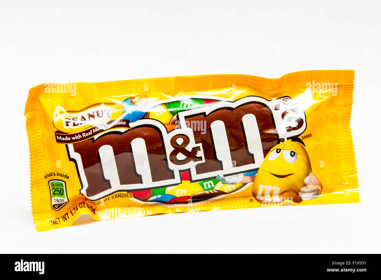 Un sacco di M&M caramelle di arachidi Foto stock - Alamy
