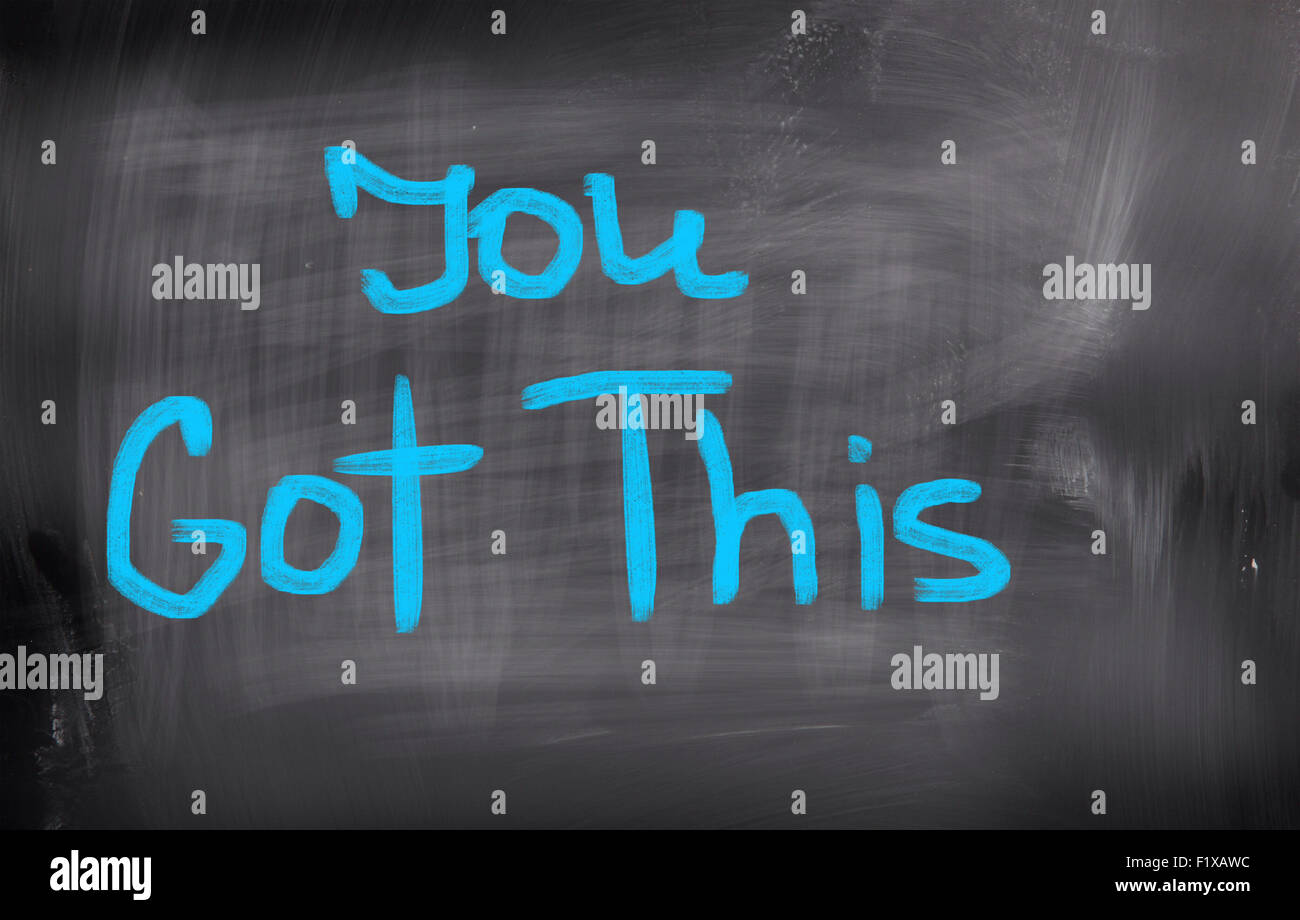 Hai questo concetto Foto Stock