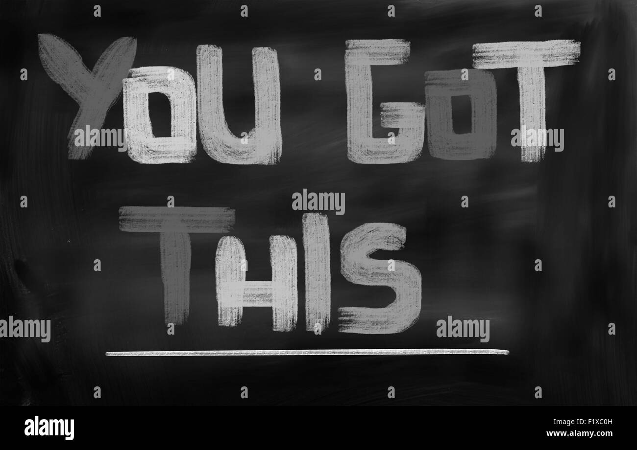 Hai questo concetto Foto Stock