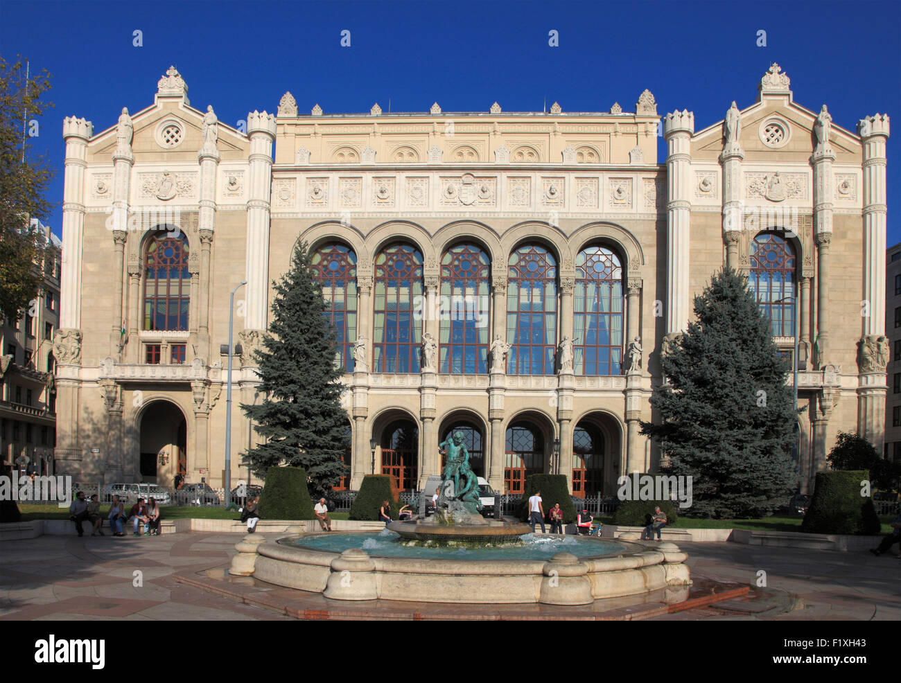 Ungheria Budapest Vigadó Concert Hall la vita culturale Foto Stock