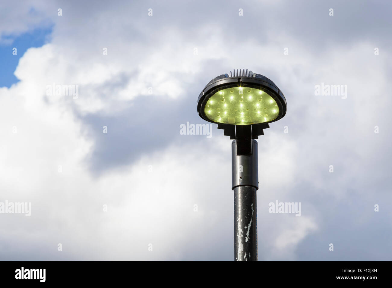 Lampione LED, England, Regno Unito Foto Stock