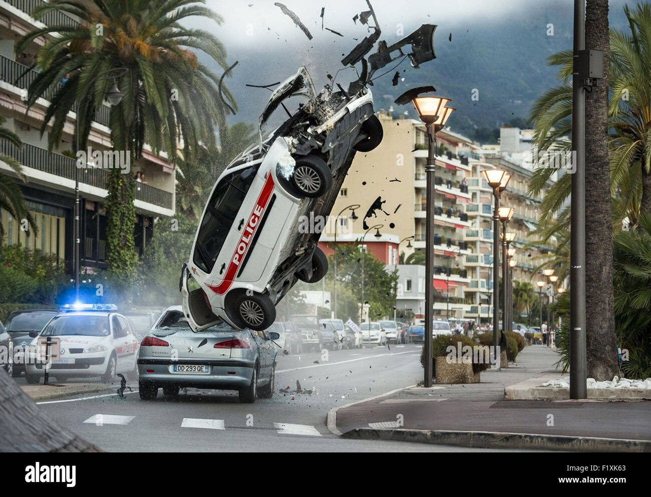 Il trasportatore di rifornimento di carburante 2015 EuropaCorp film USA Foto Stock