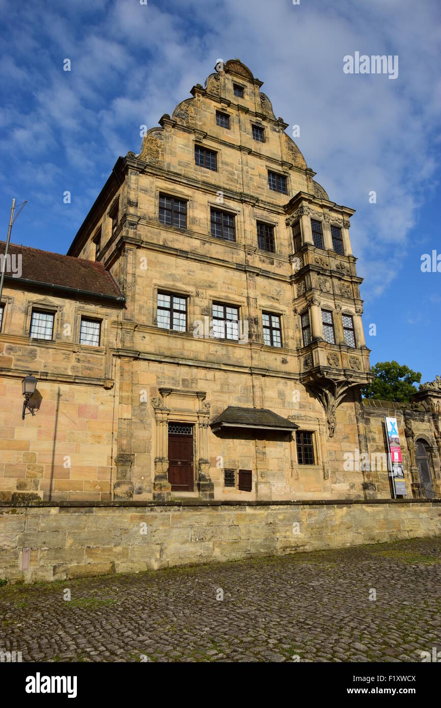 Residenza del Vescovo (alte hofhaltung) a Bamberg in Germania Foto Stock