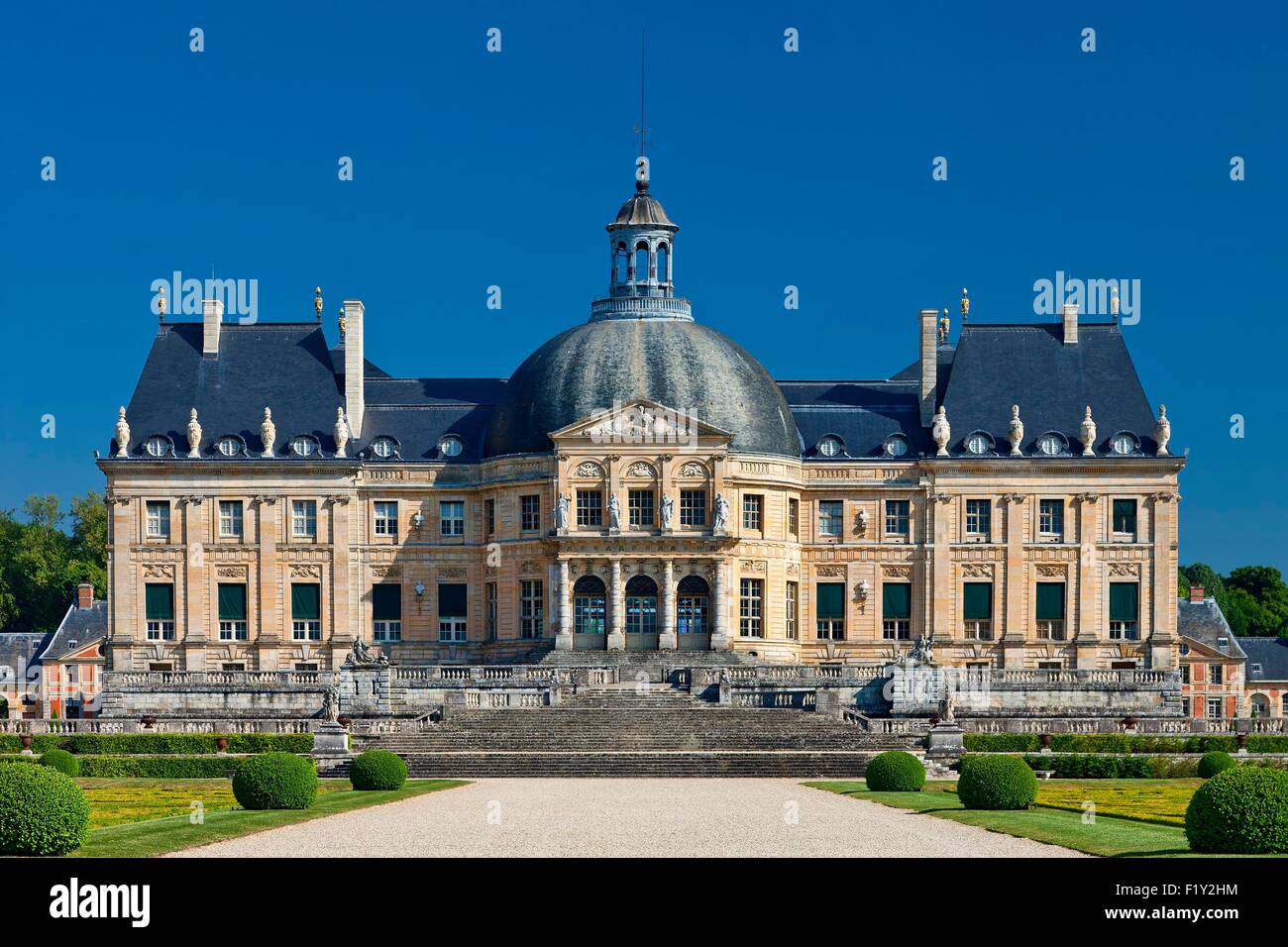 Francia, Seine et Marne, Maincy, Chateau de Vaux le Vicomte Foto Stock