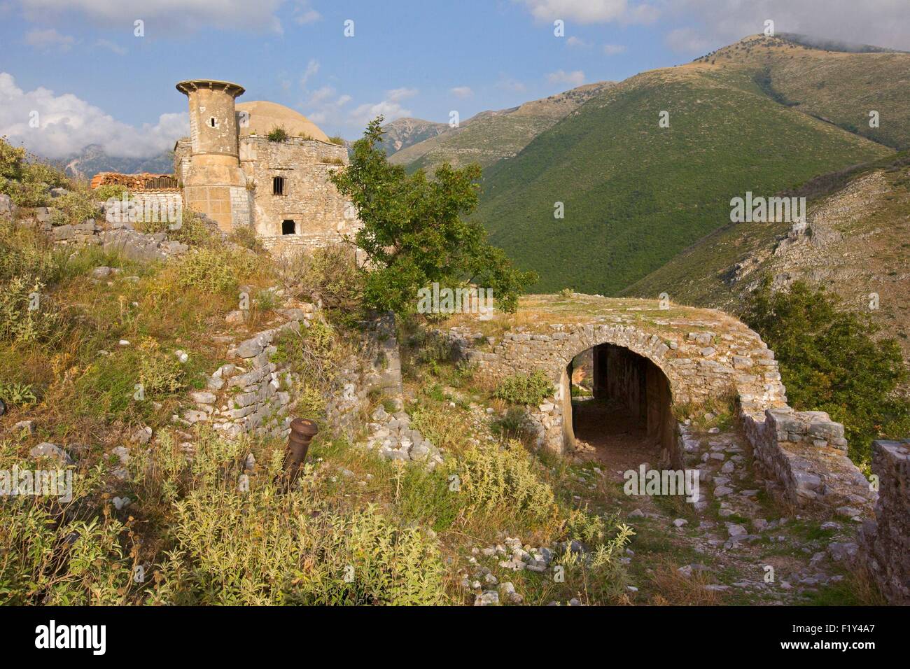 Albania, Kalaja Borshit Monastero Foto Stock
