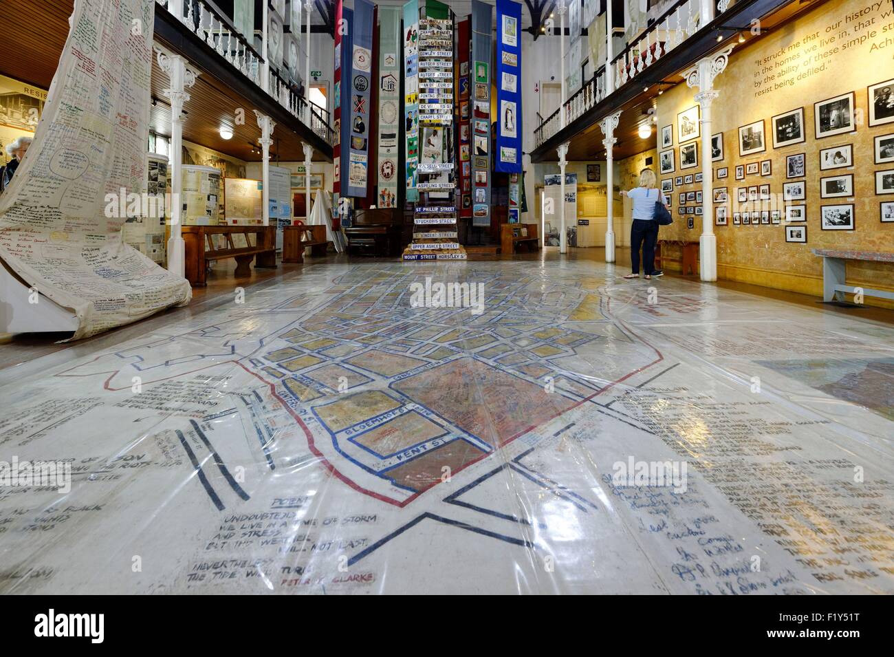 Sud Africa, Western Cape, Cape Town City Bowl, District Six Museum Foto Stock