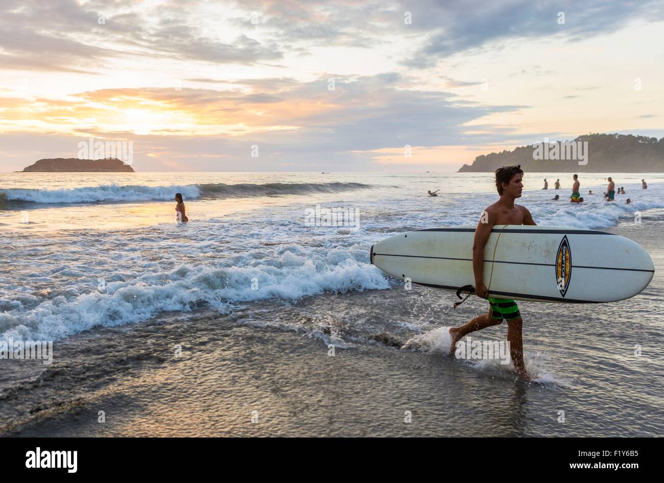 Costa Rica, Puntarenas provincia, Manuel Antonio Beach Foto Stock