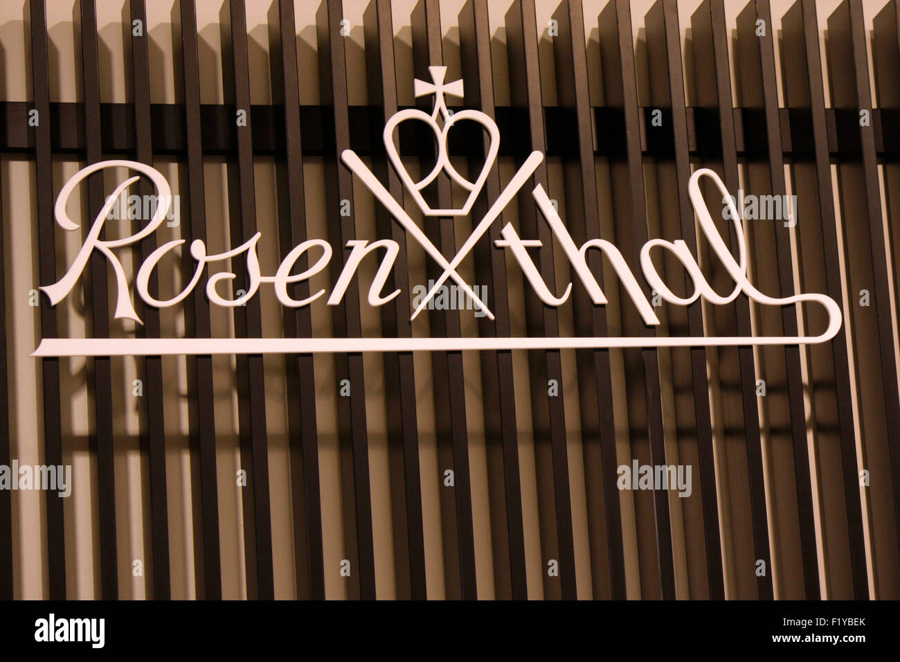 Markenname: 'Rosenthal', Dezember 2013, Berlino. Foto Stock