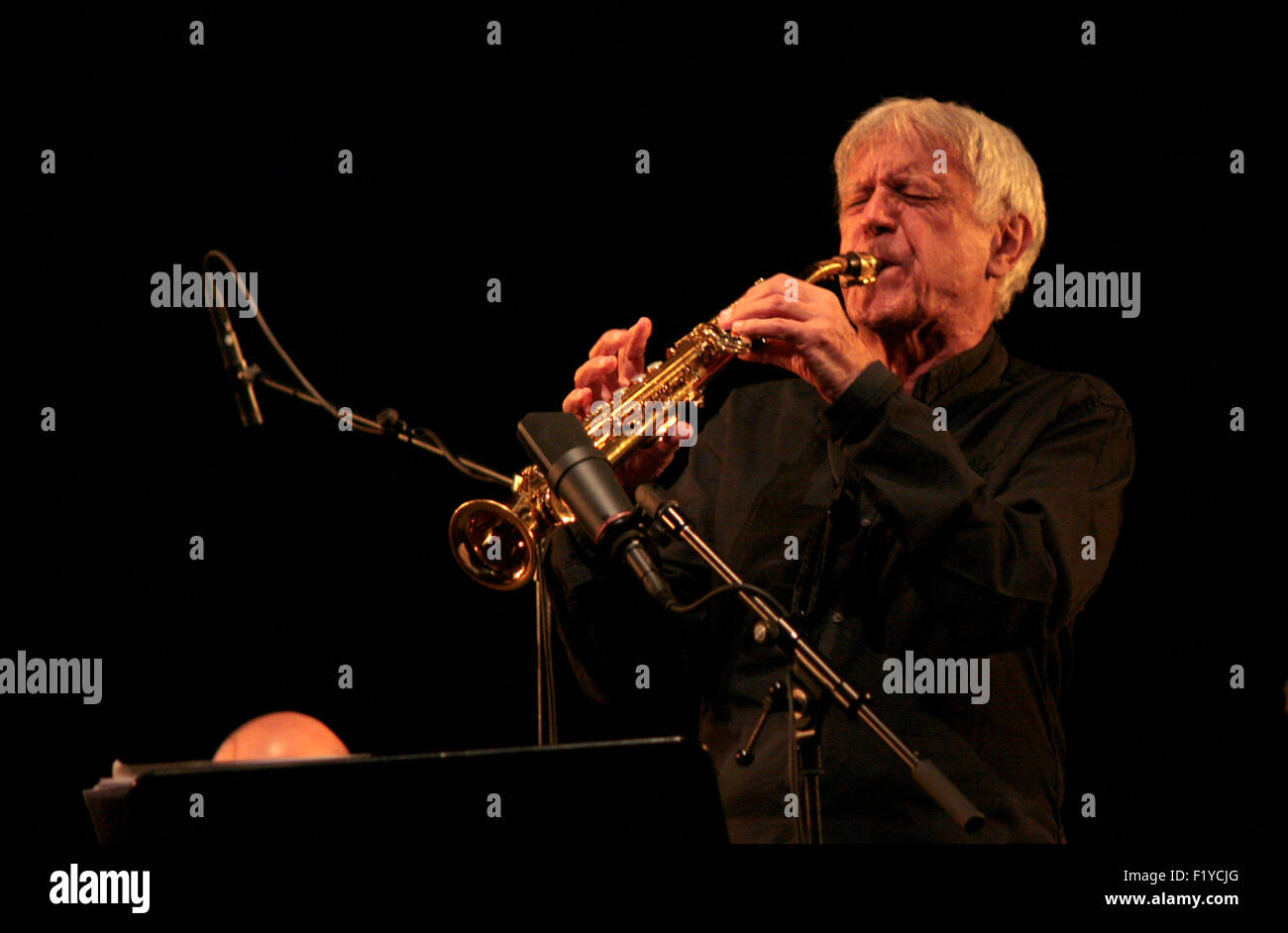 Michael Portal - Auftritt vom 'Michael Portal Quartet", Jazzfest 2012, l'Haus der Berliner Festspiele, 3. Novembre 2012, Berlino. Foto Stock