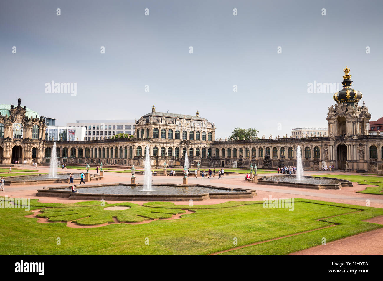 Lo Zwinger (Dresdner Zwinger), Altstadt, Dresda, Sassonia, Germania, Europa Foto Stock