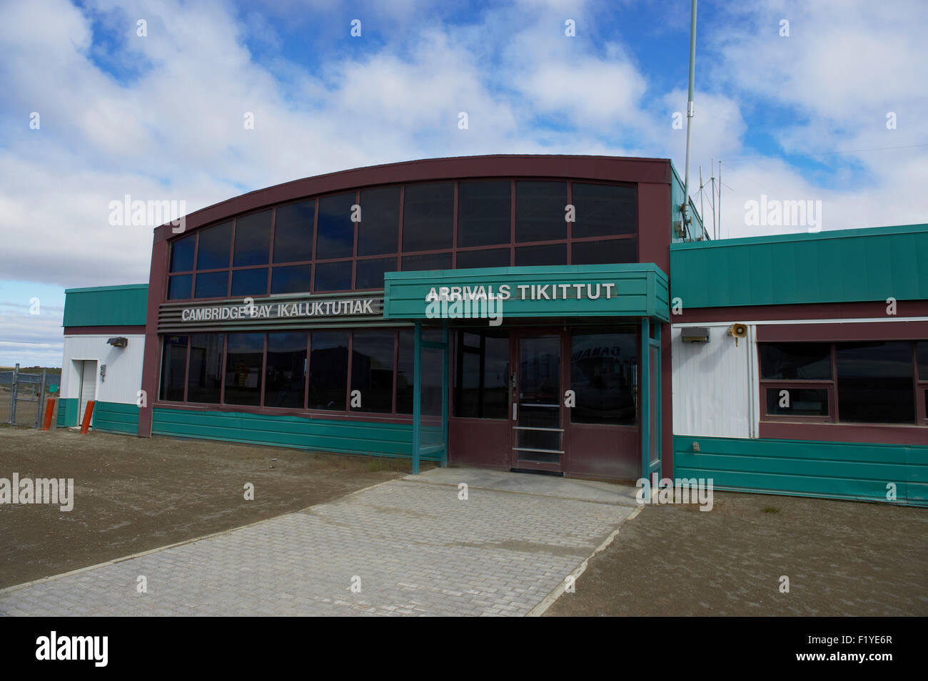 Canada,Nunavut,Cambridge Bay Airport Foto Stock