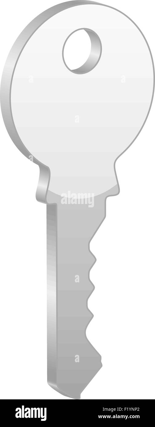 Tasto grigio simbolo su uno sfondo bianco. Illustrazione Vettoriale. Illustrazione Vettoriale