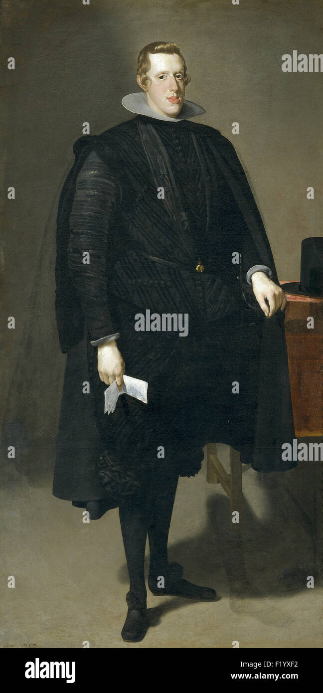 Diego Velázquez - Filippo IV 1 Foto Stock
