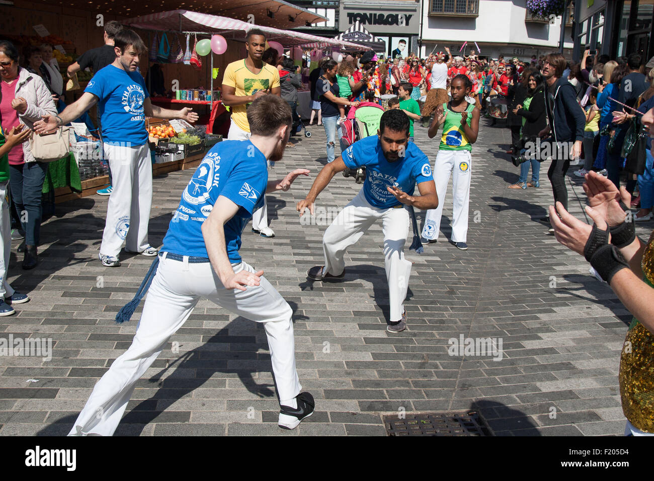 Capoeira ballerine brasiliane Kingston Carnevale Foto Stock