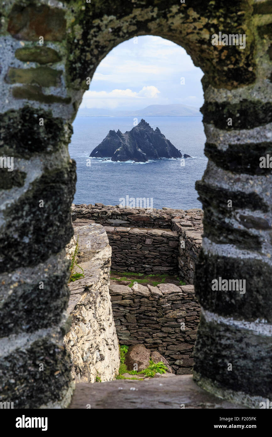 Little Skellig Michael isola dell' Irlanda Foto Stock