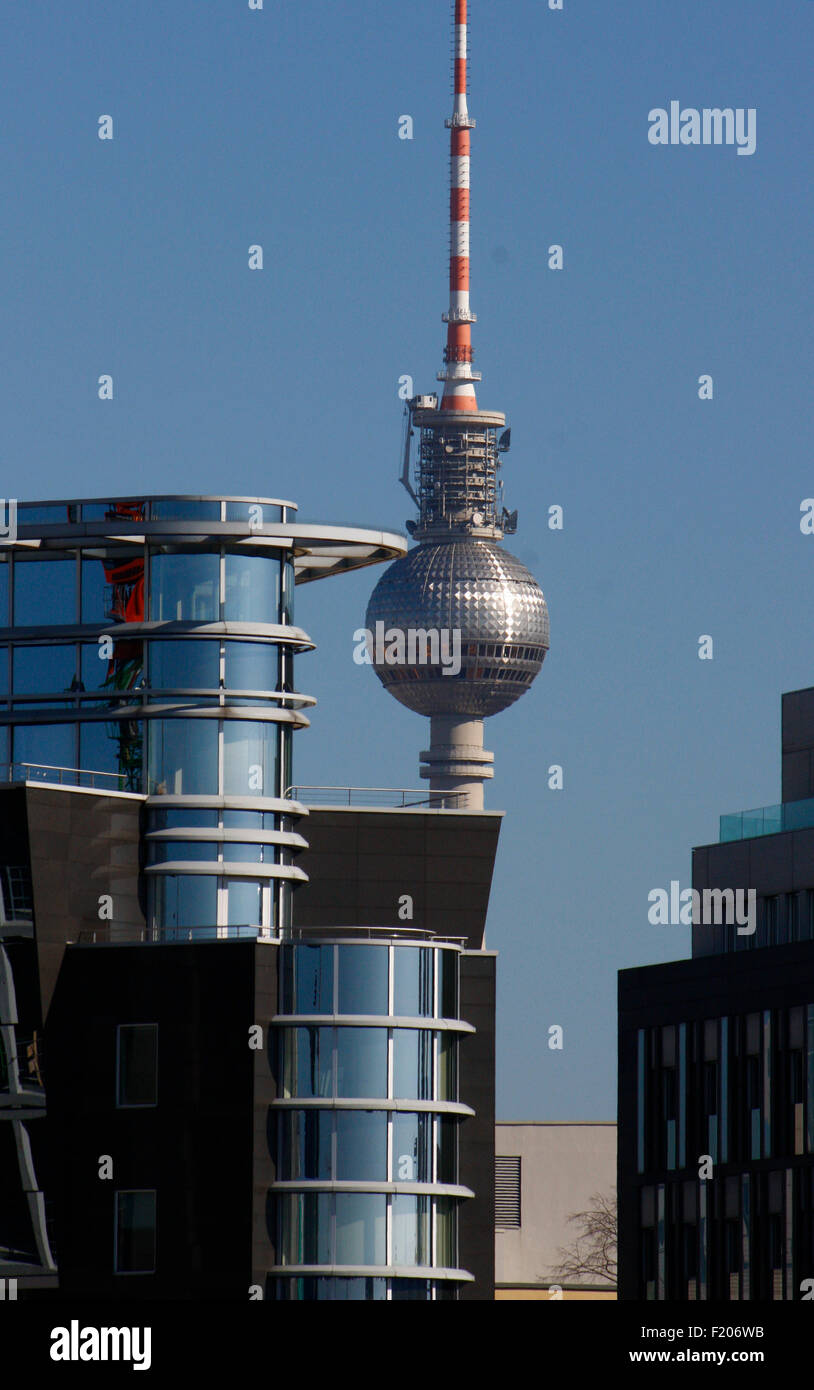 Fernsehturm, Berlino. Foto Stock