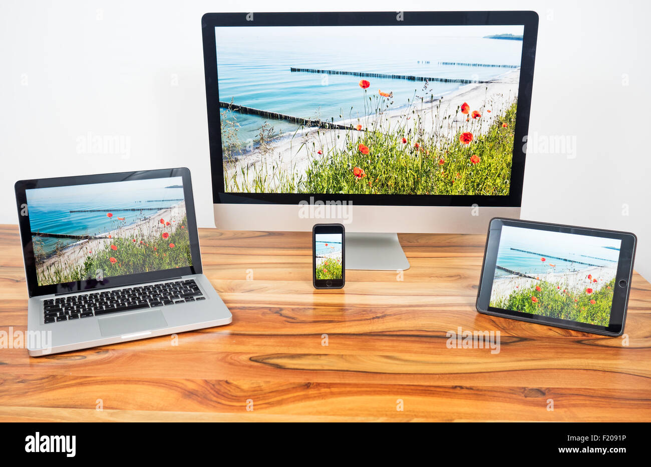 Computer und Geräte mobile Foto Stock
