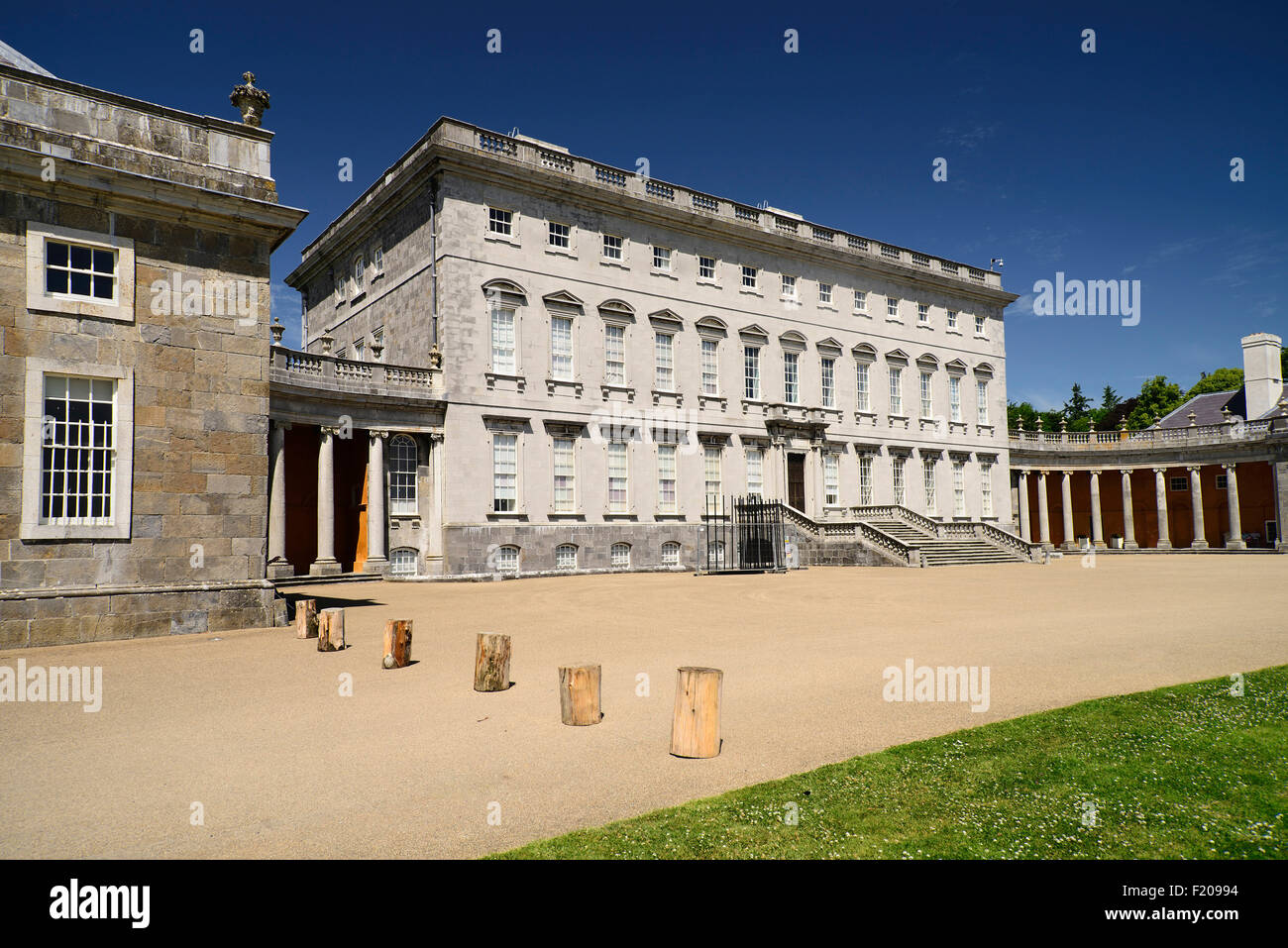 L'Irlanda nella contea di Kildare Celbridge Castletown House palladiano casa di campagna costruita in 1722 per William Conolly l'altoparlante del Foto Stock