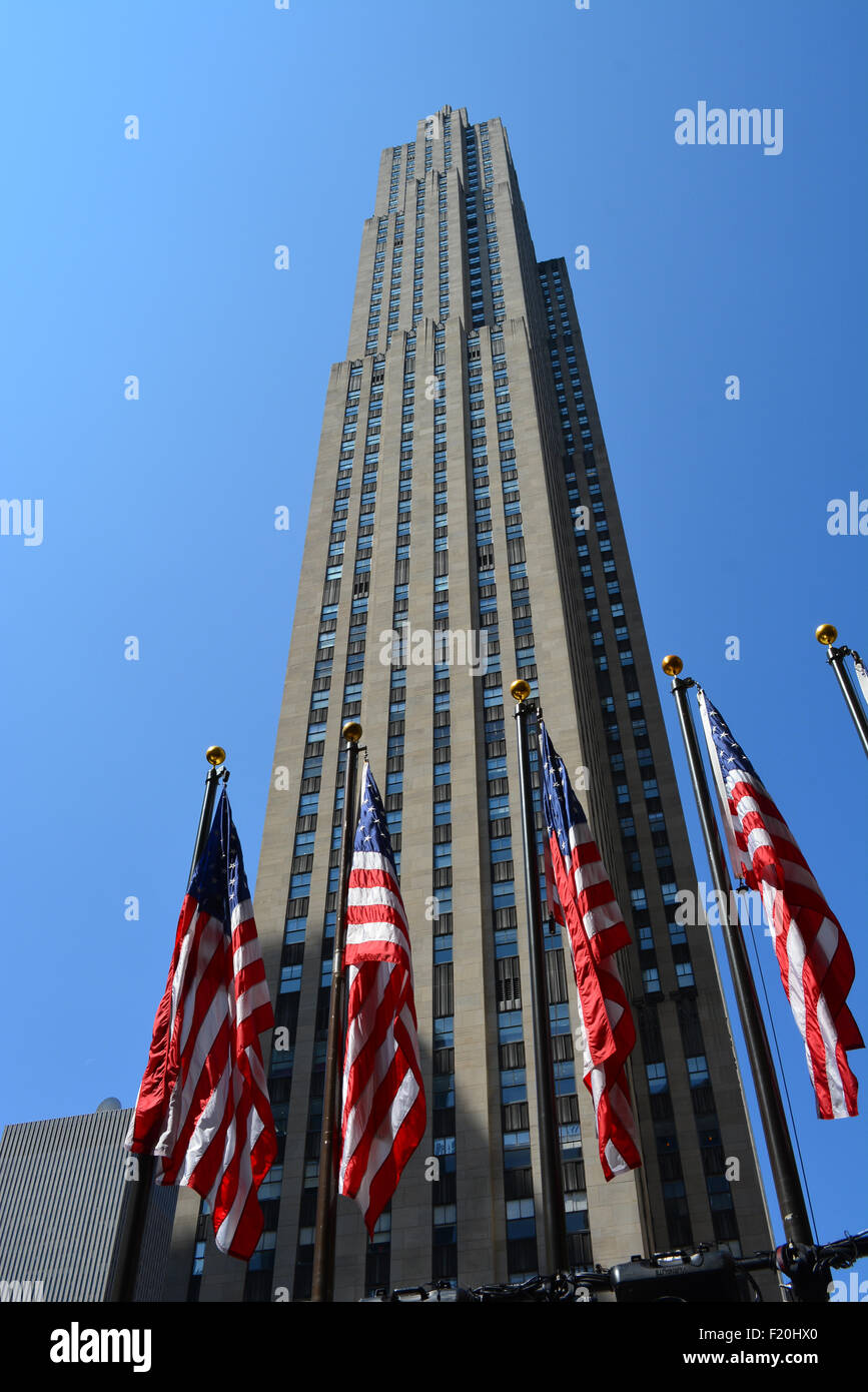 30 Rockefeller Center nel centro di Manhattan. Foto Stock