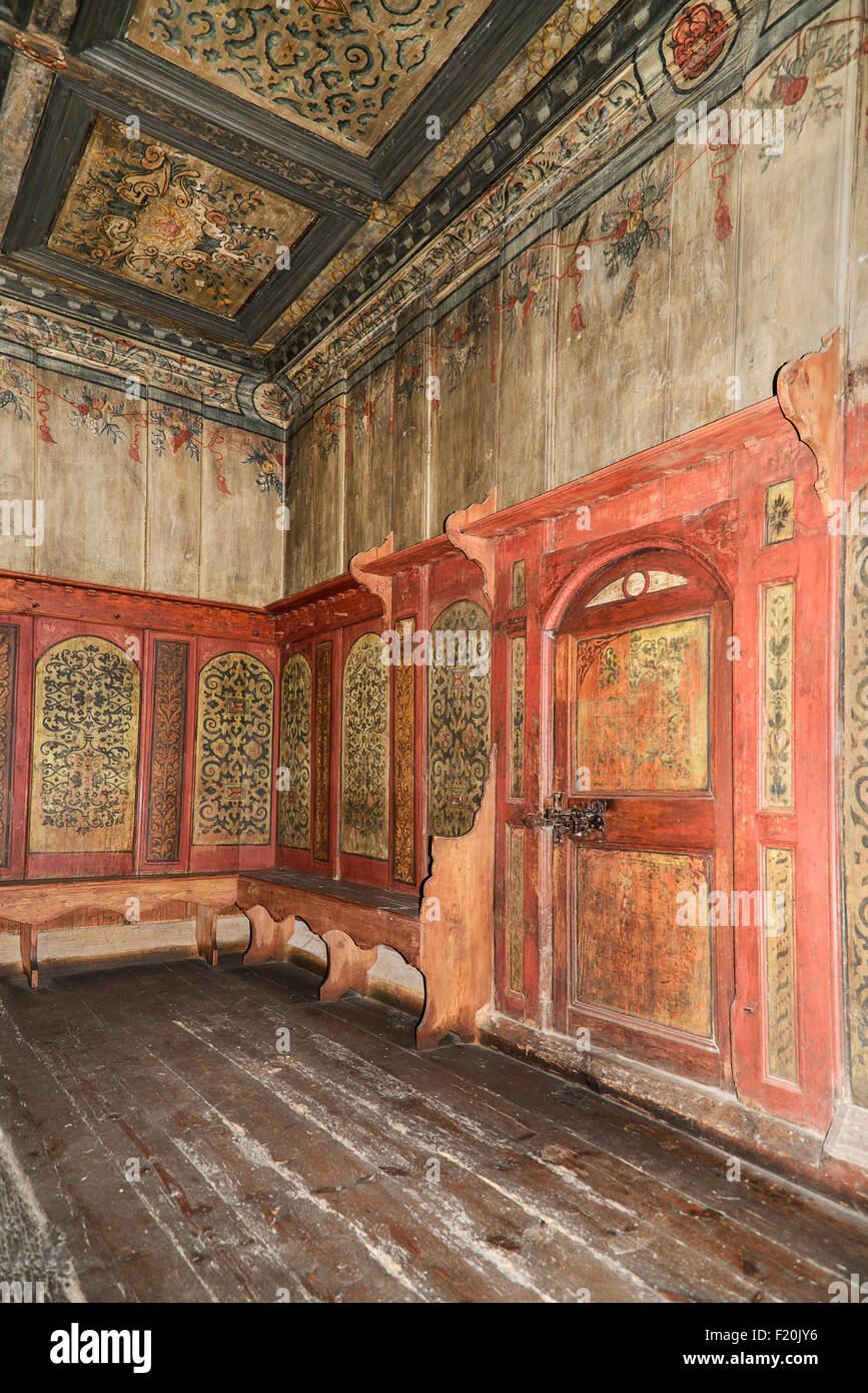 Germania, Sassonia Anhalt, Lutherstadt Wittenberg, la Lutherhaus, Lutero di soggiorno. Foto Stock