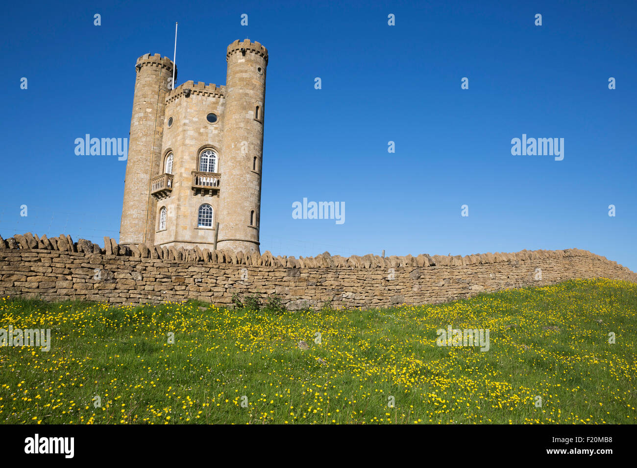 Torre di Broadway, Broadway, Cotswolds, Worcestershire Inghilterra, Regno Unito, Europa Foto Stock