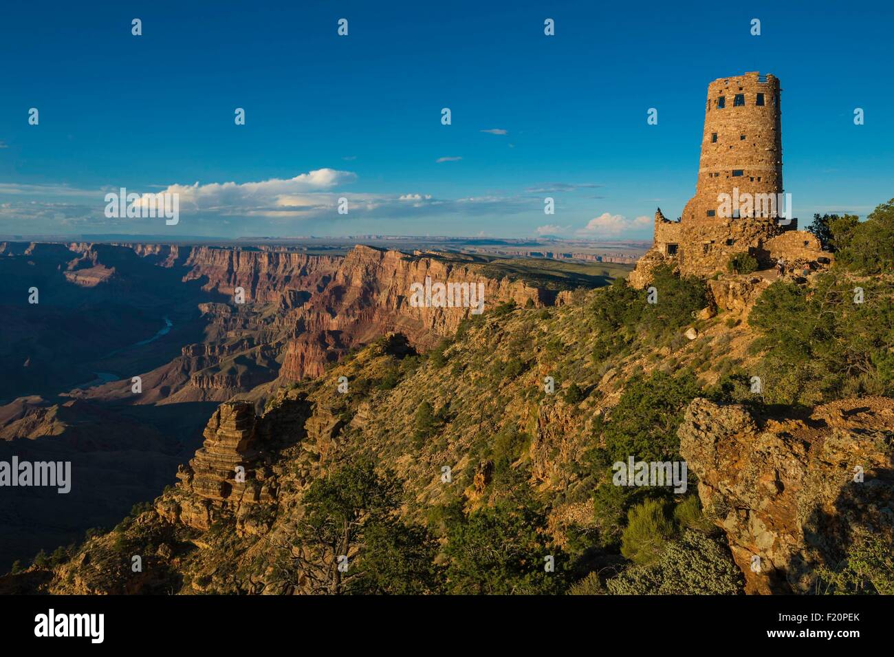 Stati Uniti, Arizona, il Parco Nazionale del Grand Canyon, classificato come patrimonio mondiale dall' UNESCO, di Papua Kepenga Mundiya e il Fiume Colorado Foto Stock