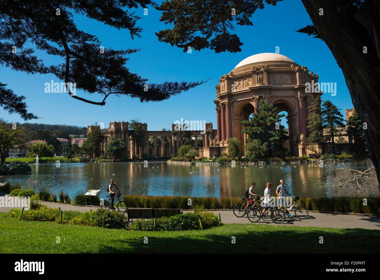 Gli Stati Uniti, California, San Francisco, Marina District, il Palazzo delle Belle Arti Foto Stock