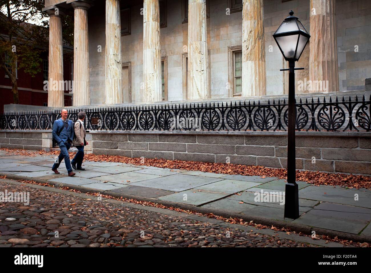 Stati Uniti, Pennsylvania, Philadelphia, Independence National Historical Park, seconda banca degli Stati Uniti Foto Stock
