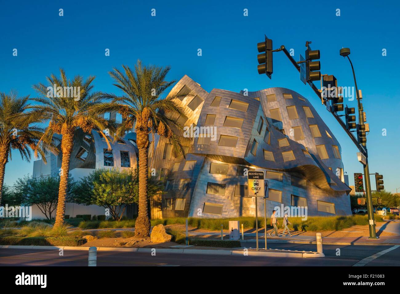 Stati Uniti, Nevada, Las Vegas, Cleveland Clinic Lou Ruvo Centro per la salute del cervello da architetto Frank Gehry Foto Stock