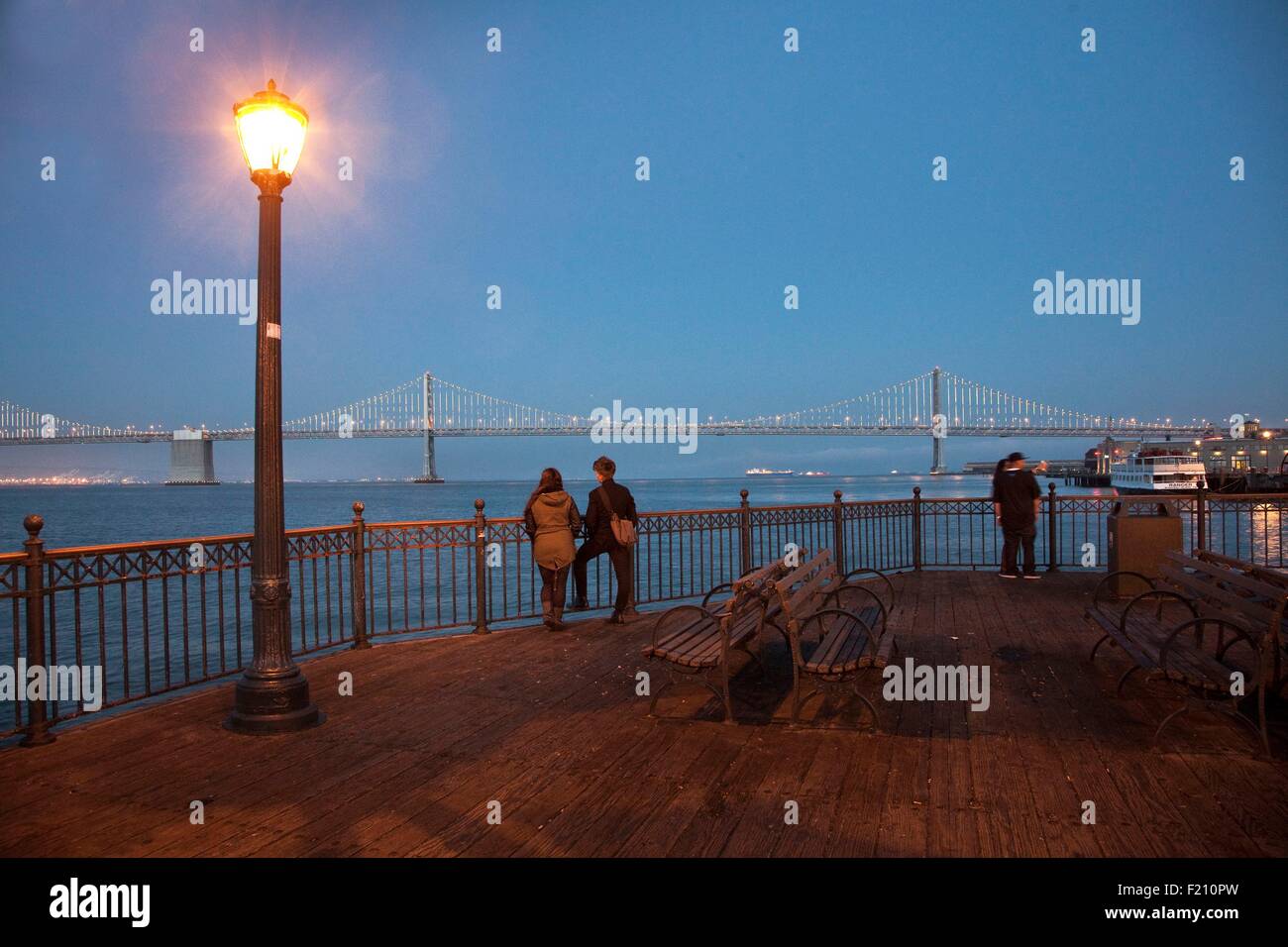 Gli Stati Uniti, California, San Francisco, San Francisco da piloni Foto Stock