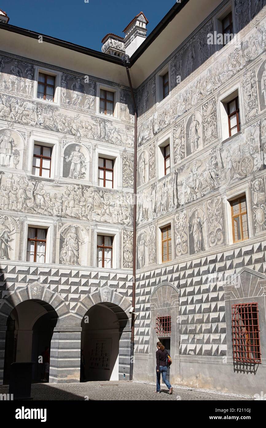 Austria, Tirolo, Innsbruck, il castello di Ambras Foto Stock