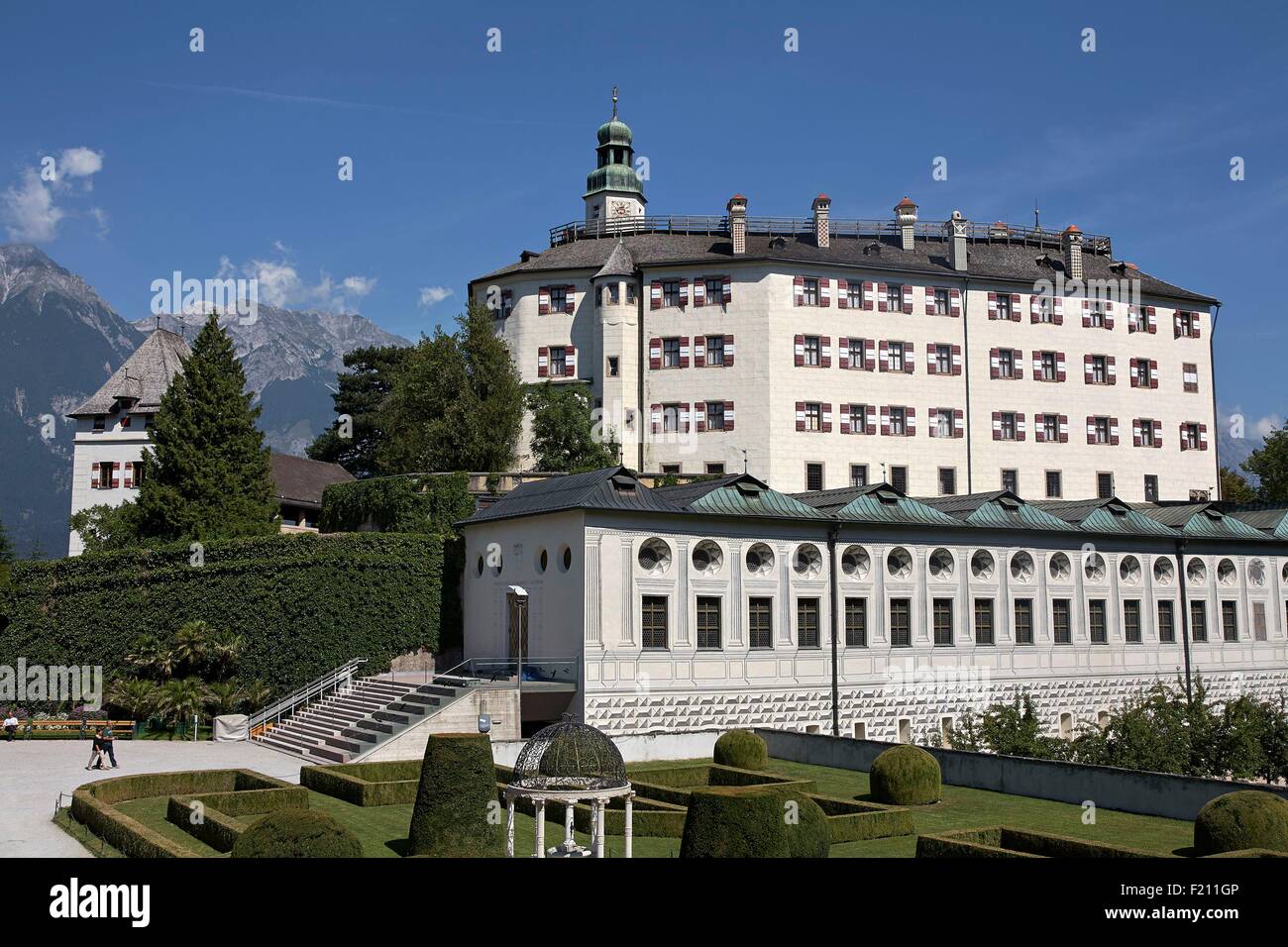 Austria, Tirolo, Innsbruck, il castello di Ambras Foto Stock