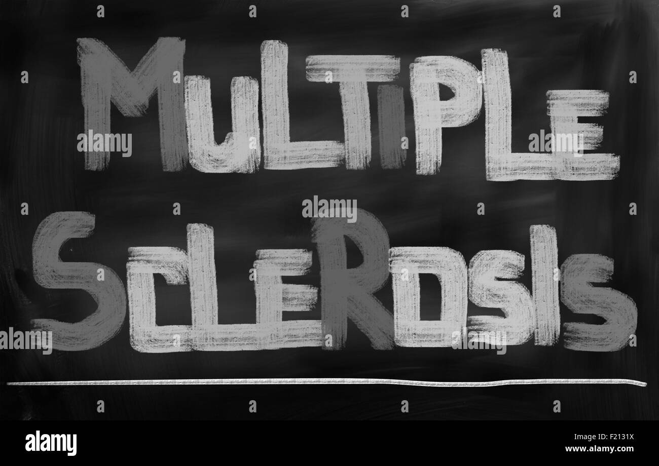La sclerosi multipla Concept Foto Stock