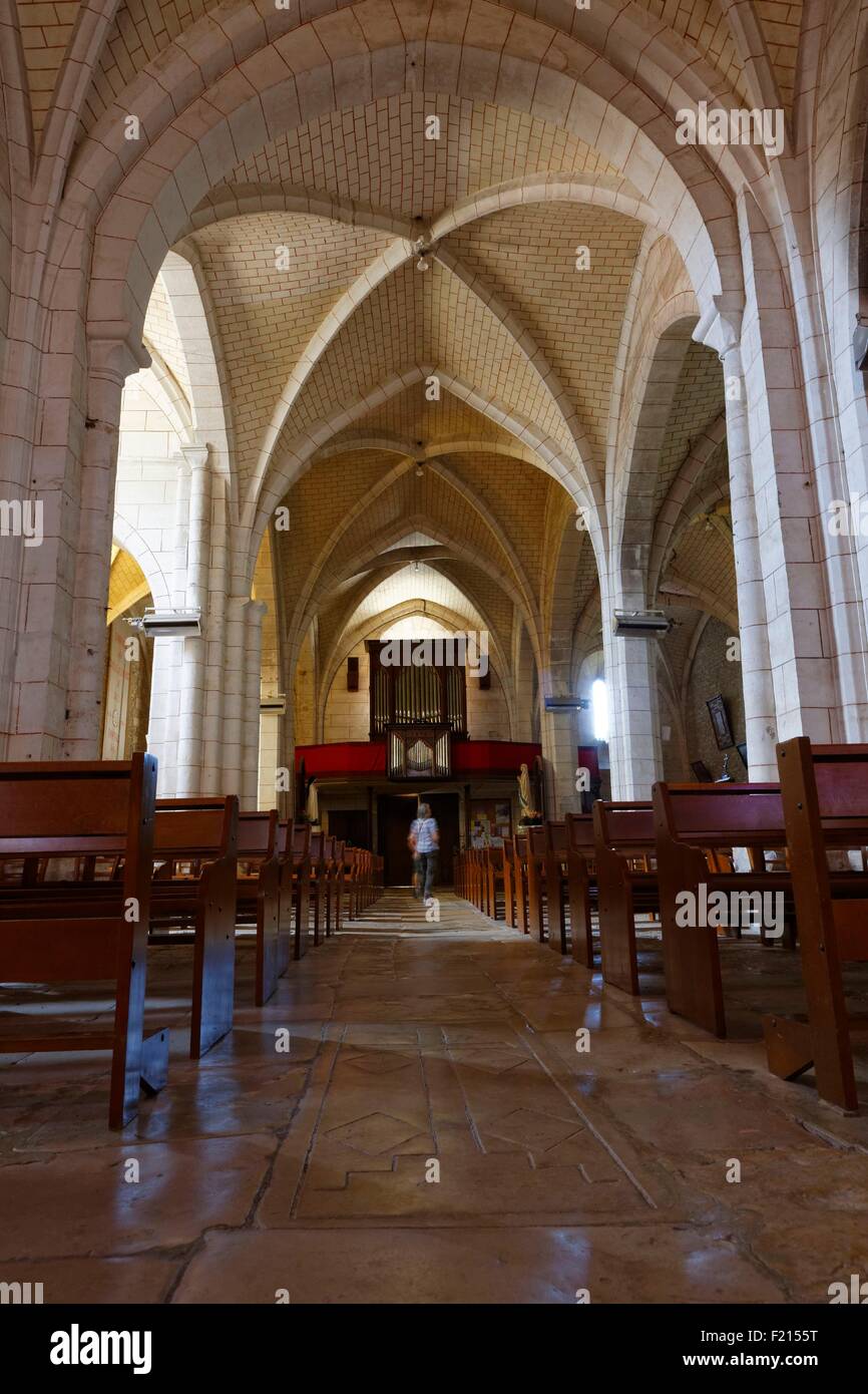 Francia, Vienne, Charroux, chiesa di Saint Sulpice Foto Stock