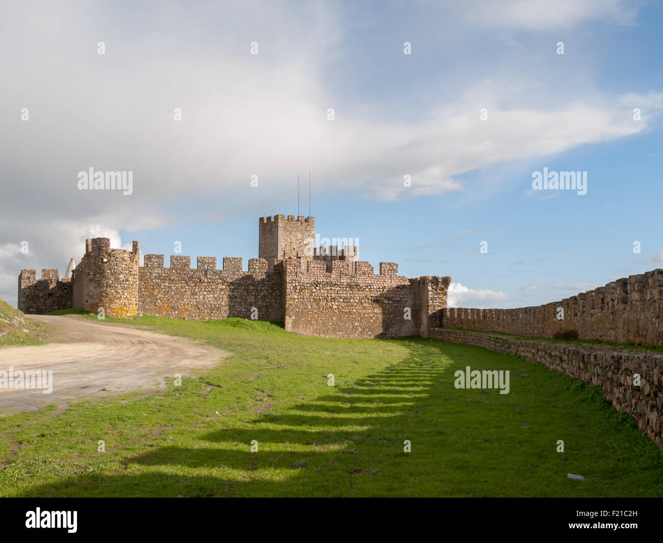 Arraiolos castello visto da dentro le mura Foto Stock