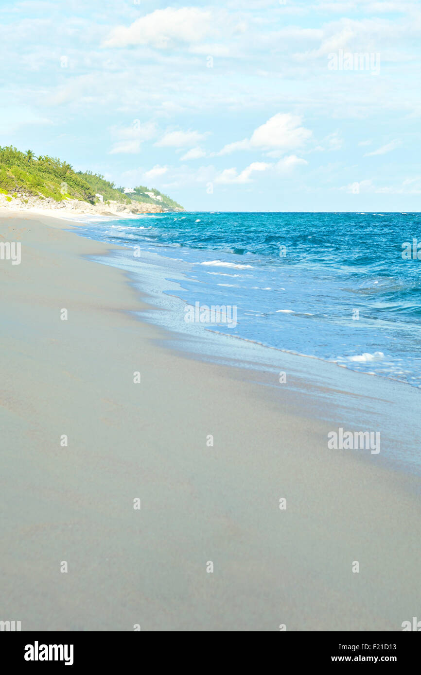 Warwick Long Bay Beach Bermuda Foto Stock