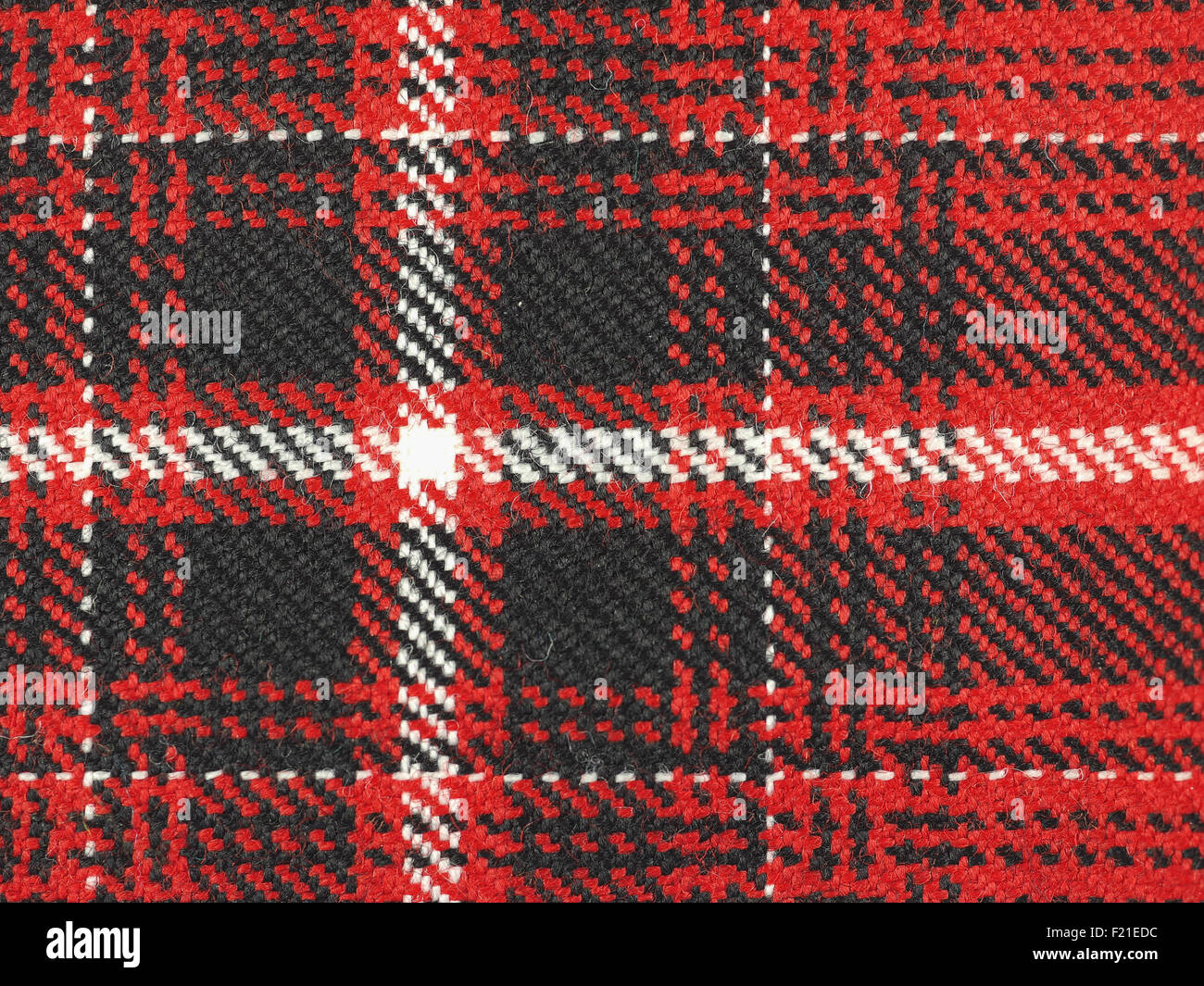 Tessuto di tartan texture swatch utili come uno sfondo Foto Stock